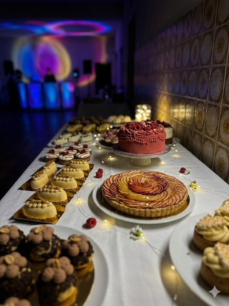 Grand buffet de desserts mariage